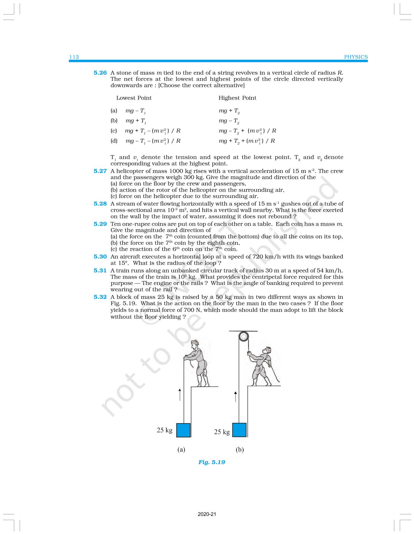 case study of laws of motion class 11